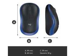 Logitech Maus M185 Wireless