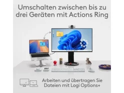 Logitech Maus MX Master 4 Bluetooth RF Wireless Schwarz