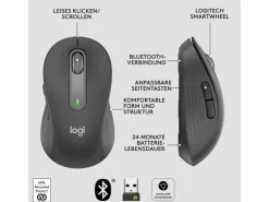 Logitech Maus Signature M650 L Graphite