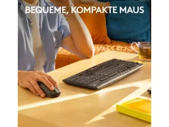 Logitech MK295 SilentTouch Wifi QWERTZ (CH) Schwarz/Graphit