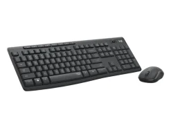 Logitech MK295 SilentTouch Wifi QWERTZ (CH) Schwarz/Graphit