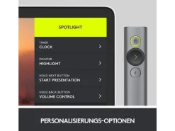 Logitech Presenter Spotlight Schiefergrau