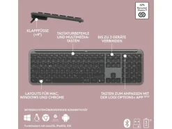 Logitech Tastatur-Maus-Set MK950 Signature Slim Combo