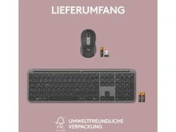 Logitech Tastatur-Maus-Set MK950 Signature Slim Combo