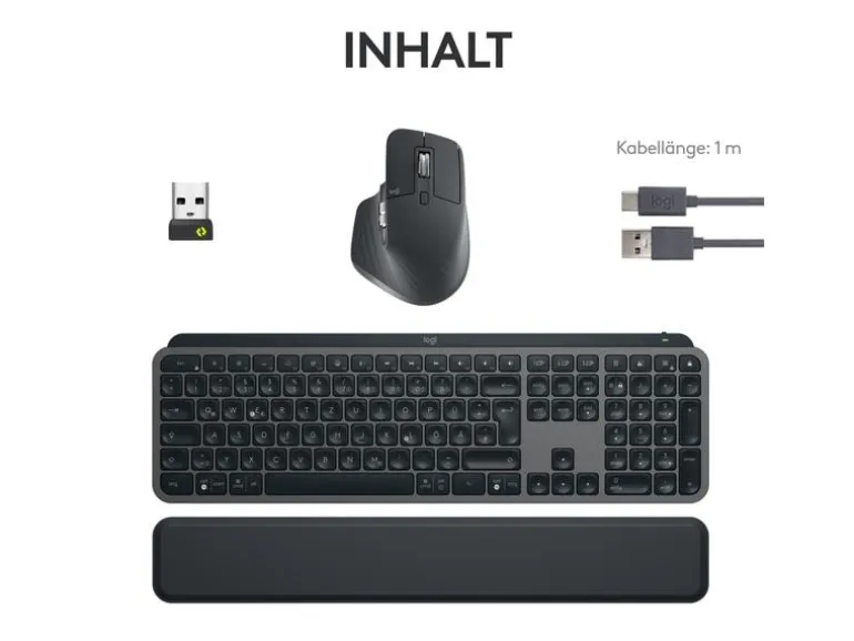 Logitech Tastatur-Maus-Set MX Keys S Combo