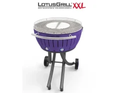 LotusGrill Holzkohlegrill XXL Pflaumenlila