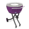 LotusGrill Holzkohlegrill XXL Pflaumenlila