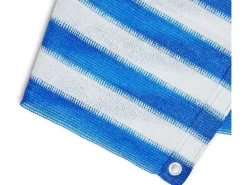 Lumaland Balkonsichtschutz 90 x 500 cm Blau/Weiss