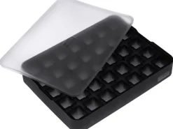 Lurch Eiswürfelform Würfel Schwarz / Transparent, 2 x 2 cm