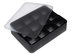 Lurch Eiswürfelform Würfel Schwarz / Transparent, 4 x 4 cm