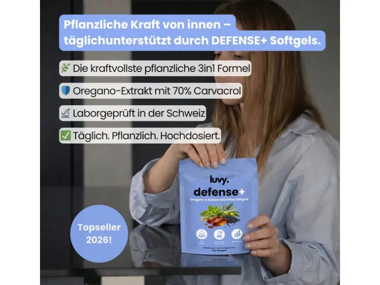 luvy Oregano und Schwarzkümmel Softgels 120 Stück
