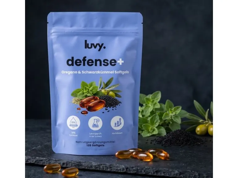 luvy Oregano und Schwarzkümmel Softgels 120 Stück