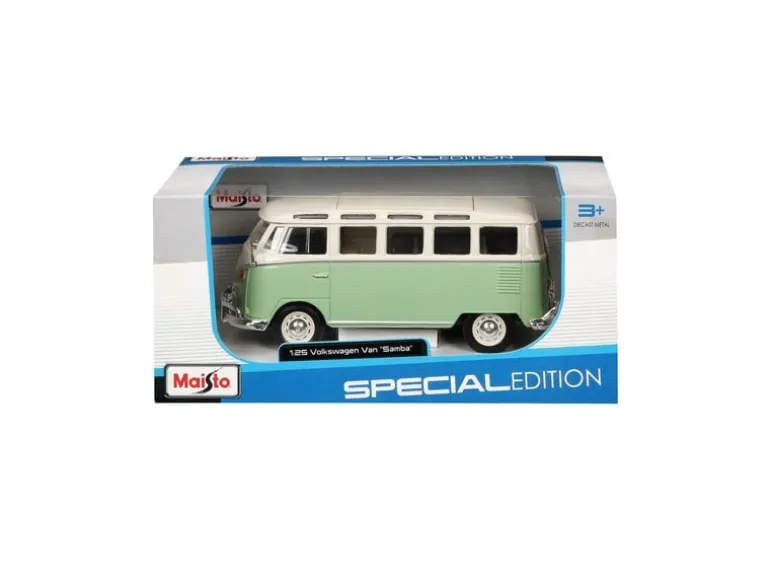 Maisto Volkswagen Bulli T1 Van Samba 1:24, Grün