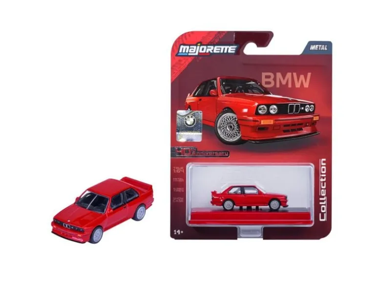 Majorette Collection 1986 BMW M3 1:64 mit Klarsichtbox