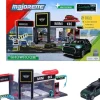 Majorette Mini Showroom Set + 1 Vehicle 1 Vehicle