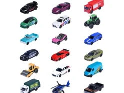 Majorette Street Cars, 18-sort. Metall, 1:64, sortiert