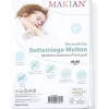 MAKIAN Matratzenschutz Molton, 1-er Pack 40 x 90 cm, Weiss