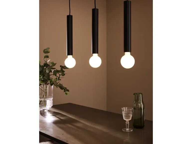 Markslöjd Pendelleuchte Sencillo, 3 x E27, max. 40W, Schwarz