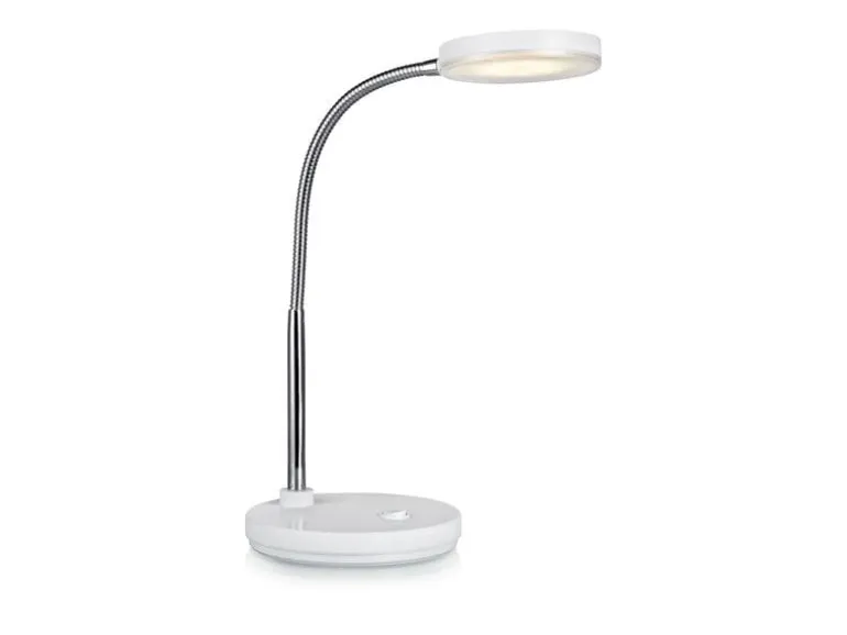 Markslöjd Tischleuchte Flex, 3000K, 5W, Weiss/Chrom