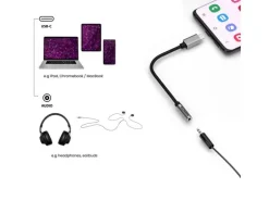 Marmitek Audio-Adapter Connect USB-C > Audio USB-C - 3.5 mm Klinke