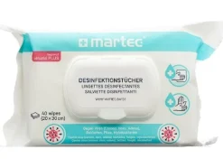 Martec Desinfektionstücher für die Hände mit Aloe Vera 40 Stück
