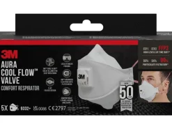 3M Atemschutzmaske Aura 9332+ FFP3, 5 Stück