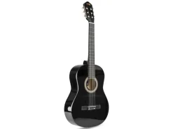 MAX Akustikgitarre SoloArt Set Schwarz