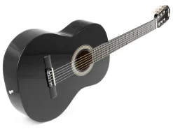 MAX Akustikgitarre SoloArt Set Schwarz