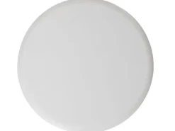Max Hauri Deckenrosette Rund, Flach, Federbügel, Lichtgrau
