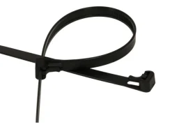 Max Hauri Kabelbinder 20 Stück Schwarz 300 mm x 7.5 mm