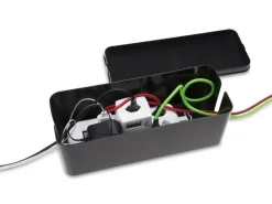 Max Hauri Kabelbox gross Schwarz
