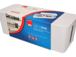 Max Hauri Kabelbox mit Steckerleiste 9x T13 Weiss