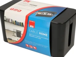 Max Hauri Kabelbox mit Steckerleiste 5x T13 Schwarz