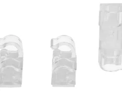 Max Hauri Kabel-Clip Set 8 mm, transparent, 18 Stück