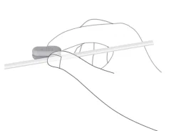 Max Hauri Kabelhalter Magnetic Stop, Grau