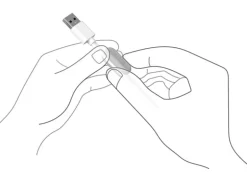 Max Hauri Kabelhalter Magnetic Stop, Grau