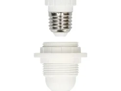 Max Hauri Lampenfassung E27 Randmantel M10 x 1, Zubehör Ring