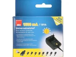 Max Hauri Steckernetzteil Universal 18 W, 3 - 12 V, 2100 mA