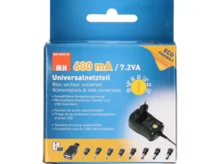 Max Hauri Steckernetzteil Universal 10 W, 3 - 12 V, 600 mA