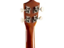 MAX Ukulele UKEY Set Soprano Dunkel Natur 21 Zoll