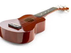 MAX Ukulele UKEY Set Soprano Dunkel Natur 21 Zoll