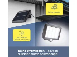 MAXXmee Strahler Solarleuchte mit Bewegungsmelder IP44