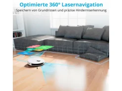 Medion Saugroboter X20 mit Absaugstation