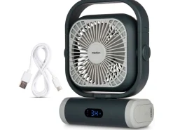 Medion USB-Ventilator Life Camping E10 TF Grau