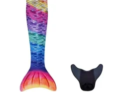 Meili Meerjungfrau-Flosse Rainbow XS