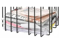 MERLO|T Zeitungsständer A4 Schwarz