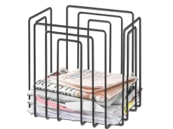 MERLO|T Zeitungsständer A4 Schwarz