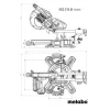Metabo Kappsäge KGS 216 M, 1500 W, Ø 216 x 30 mm
