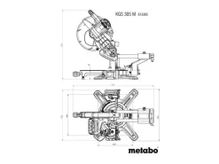 Metabo Kappsäge KGS 305 M, 2000 W, Ø 305 x 30 mm