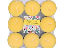 müller Kerzen Outdoor Teelichter Citronella 18 Stück, 1.5 x 3.9 cm